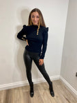 The Leather Look Leggings